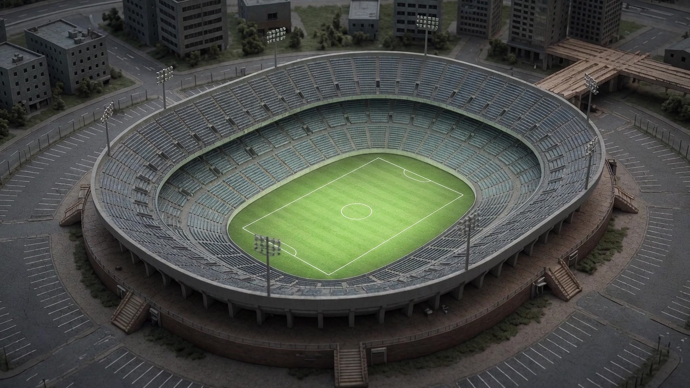 Stadium bowl and seating